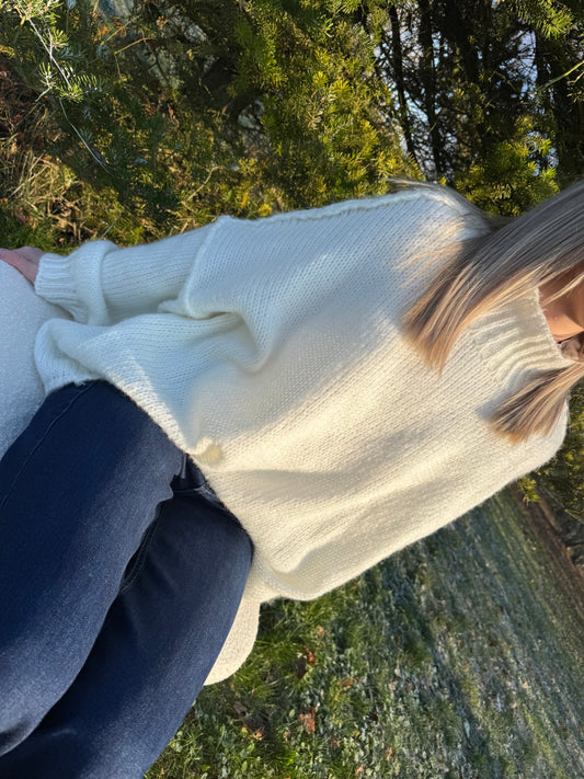 Le pull blanc🤍