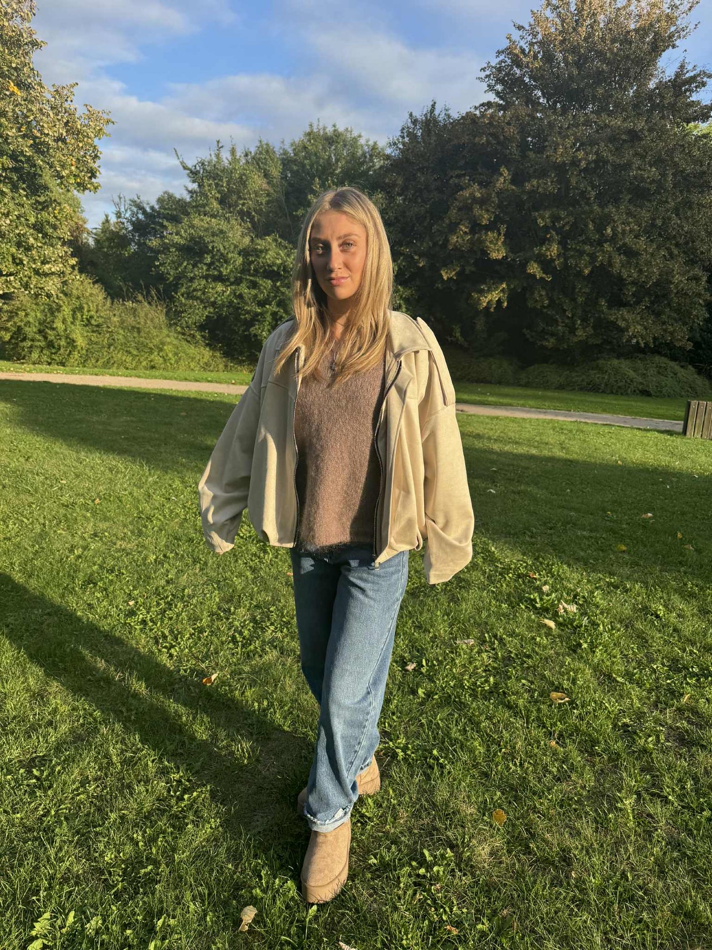 La veste tendance en Beige !