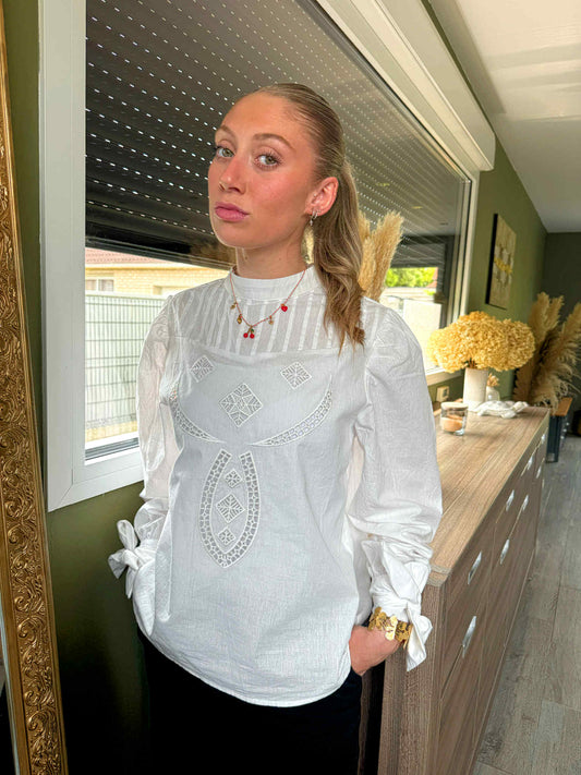 Chemise Blanche Bohème