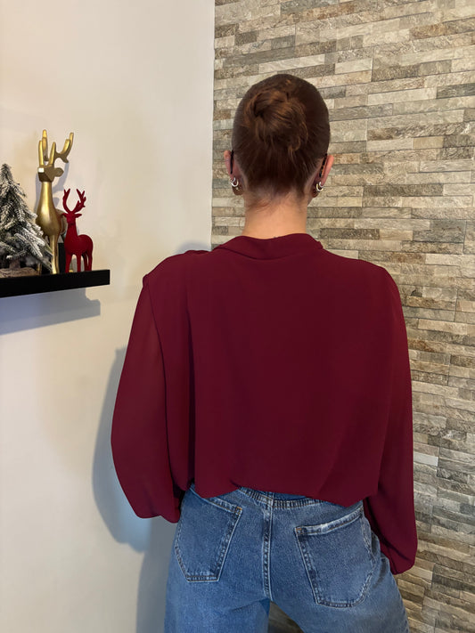 Blouse bordeaux