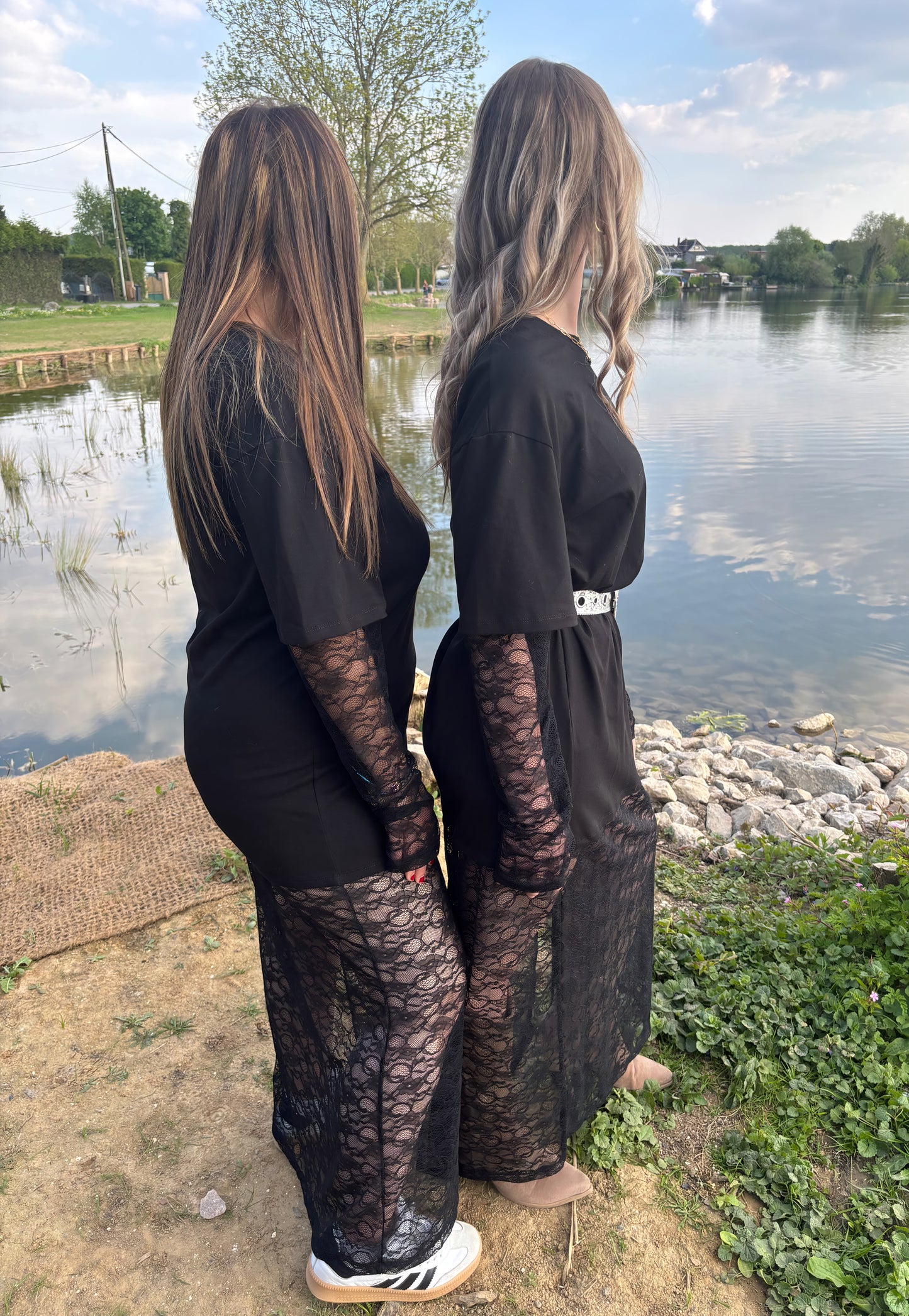 Robe à dentelle noir Luna