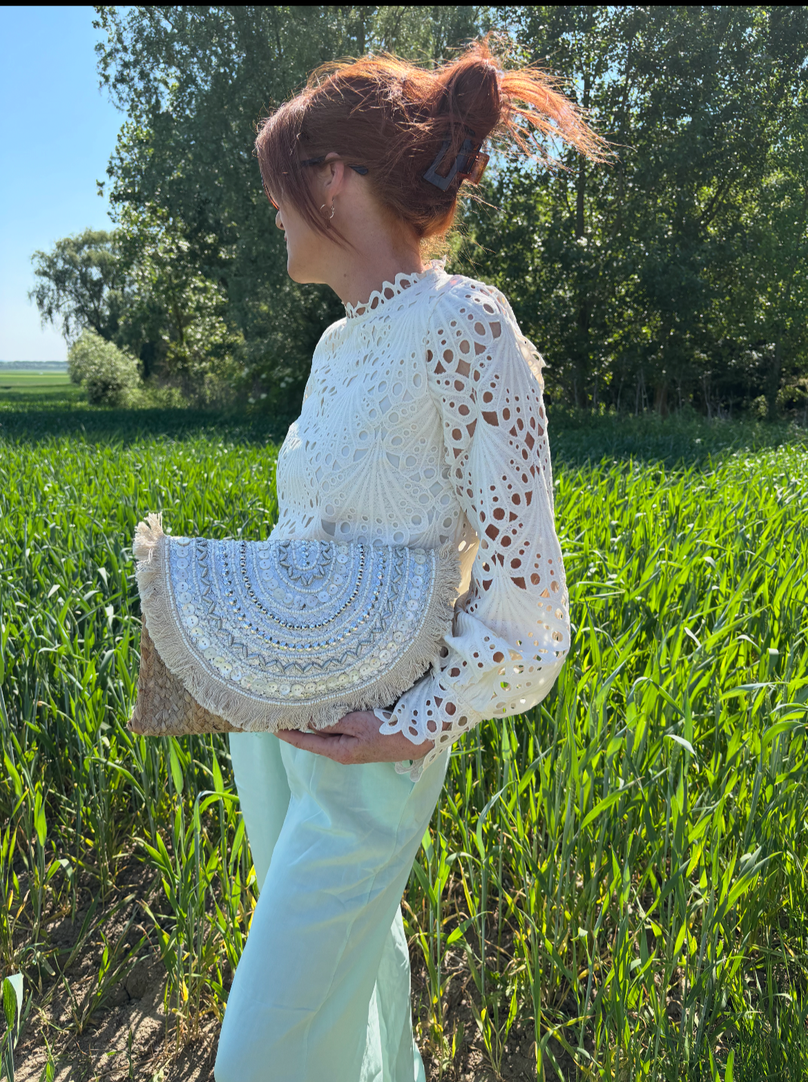 Sac Pochette Sable