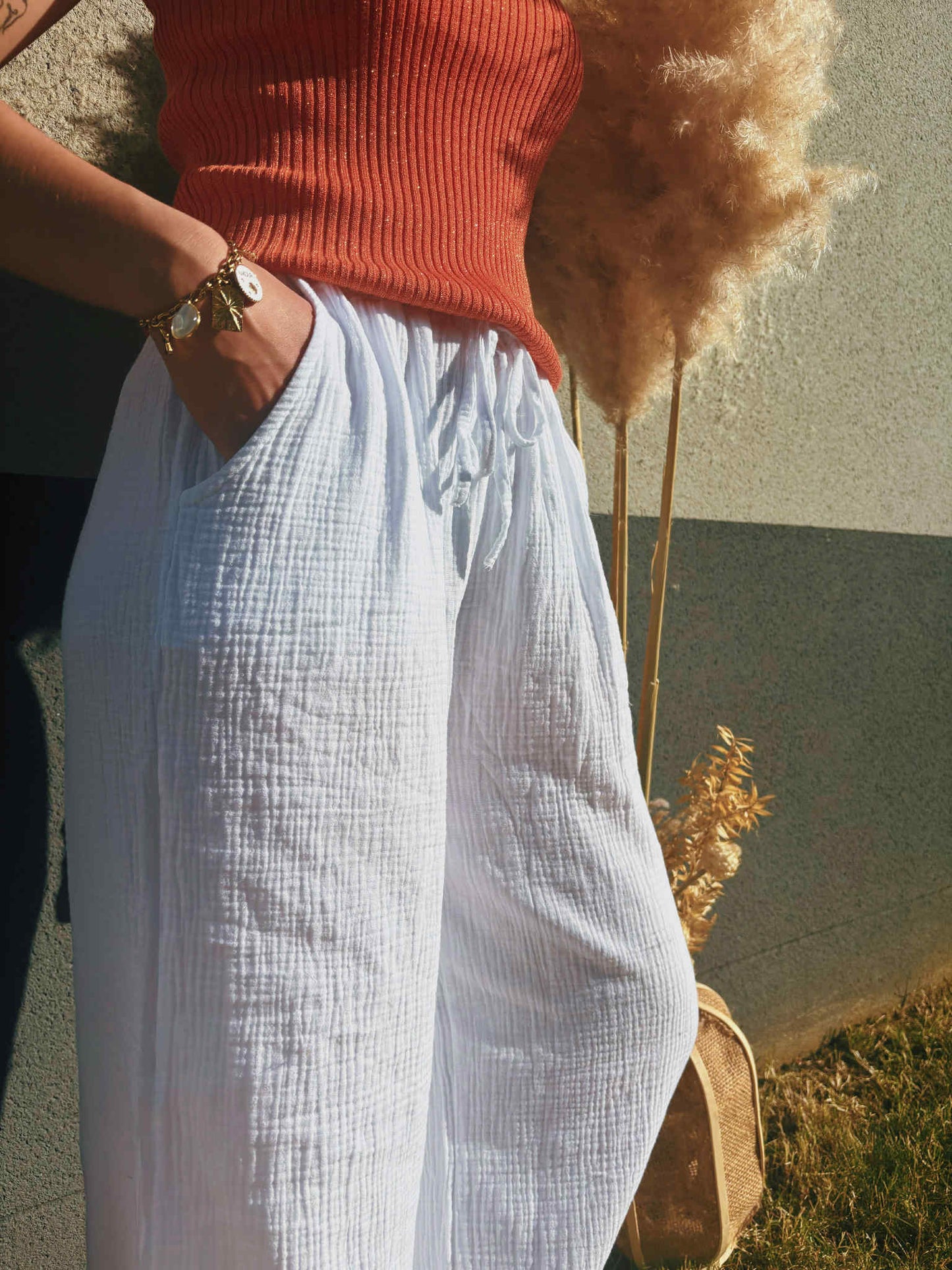 Pantalon Blanc
