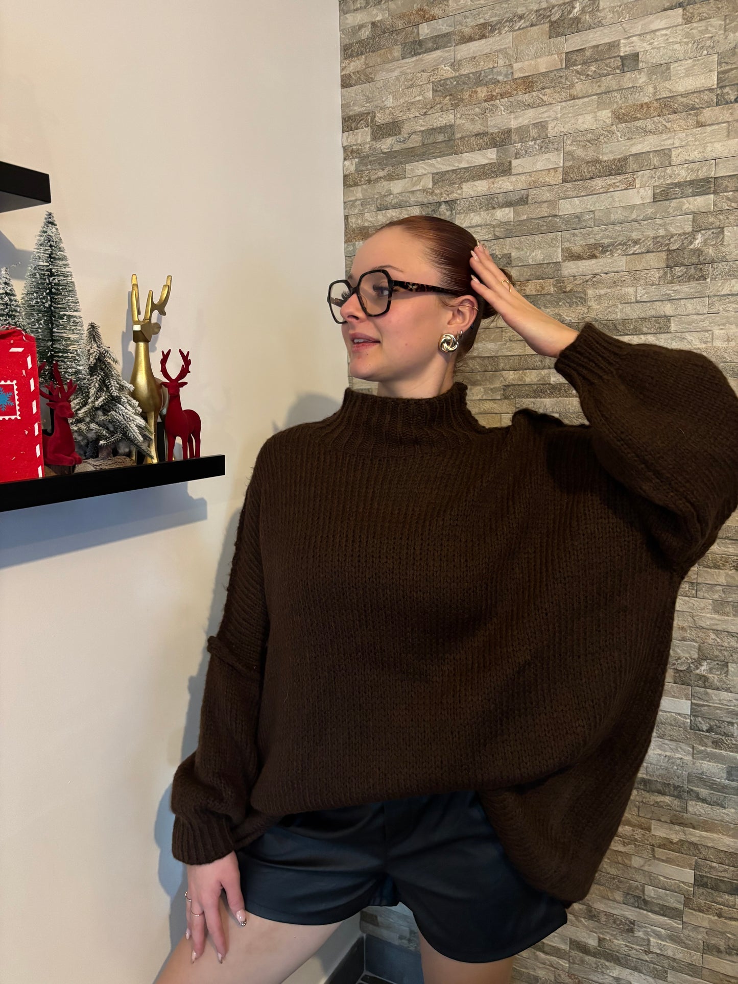 Le pull maronné🤎