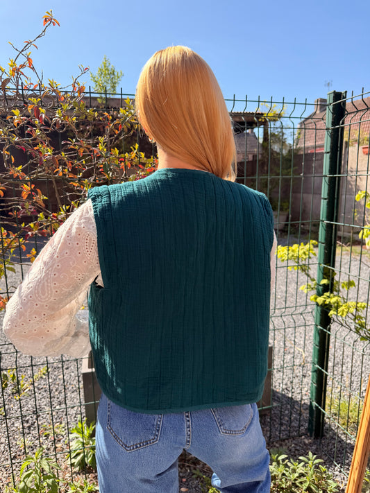 Gilet sans manches matelassés