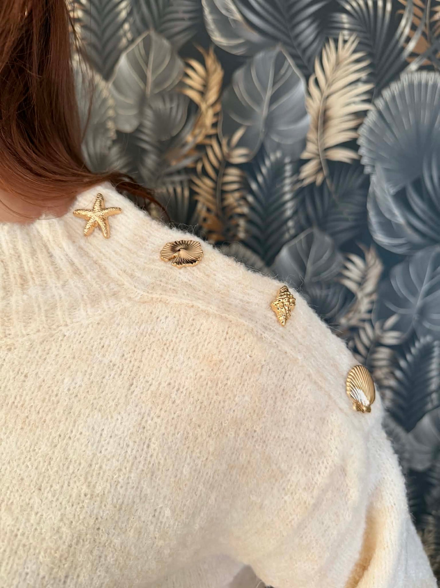 Pull Écume Dorée