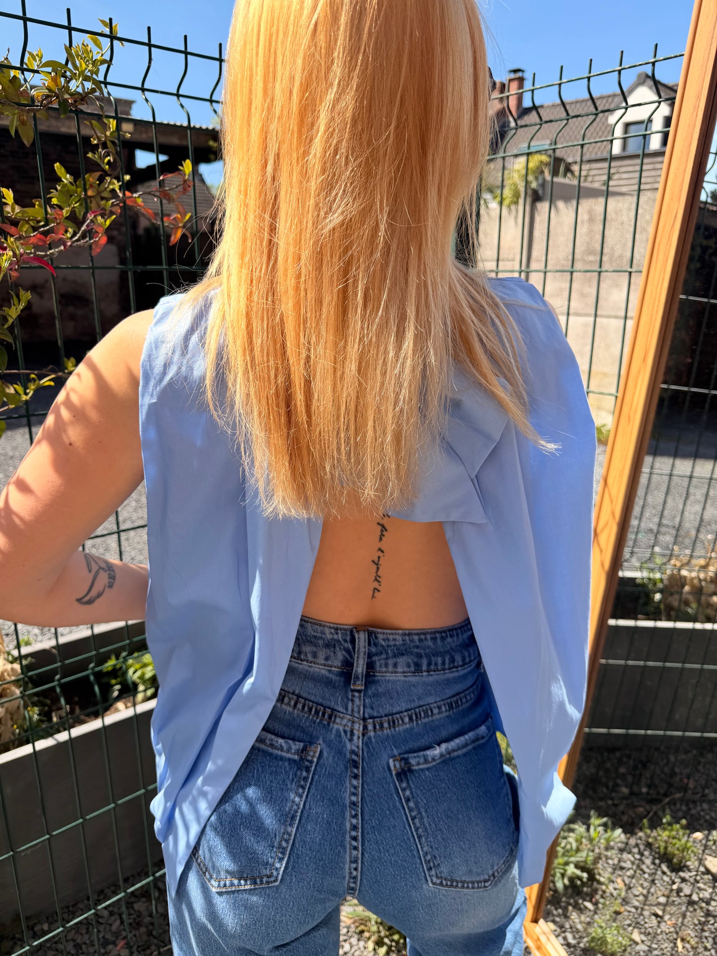 Top fluide dos ouvert 💙