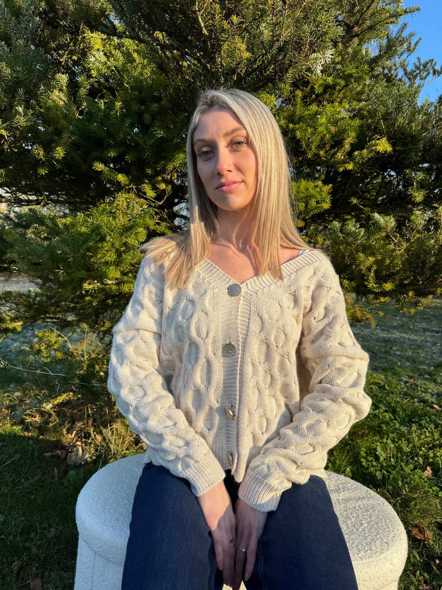 Le pull torsadé 🧸