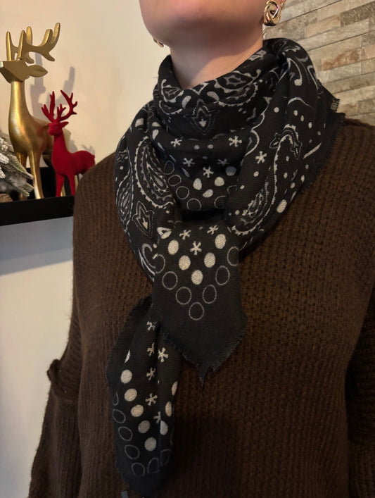 Écharpe casual 🖤