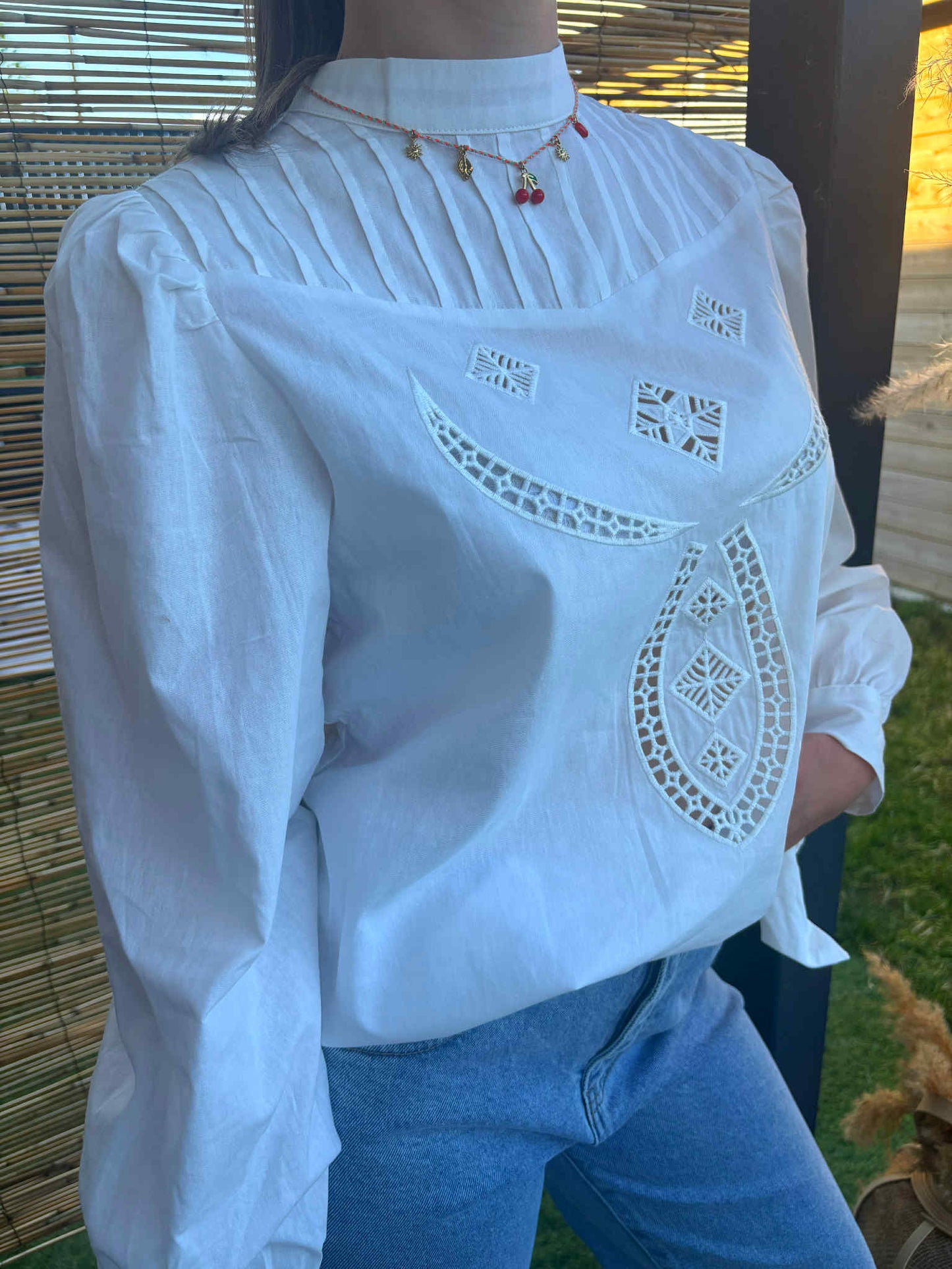 Chemise Blanche Bohème