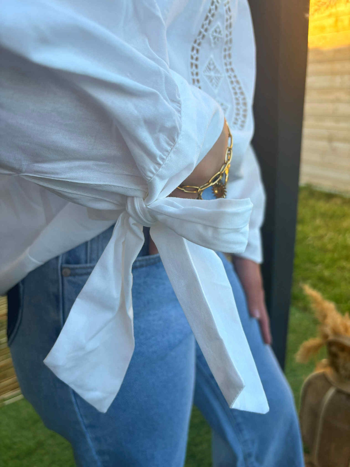 Chemise Blanche Bohème