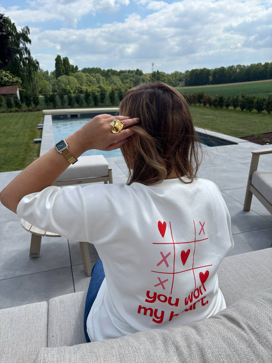 T-shirt You won my heart ?