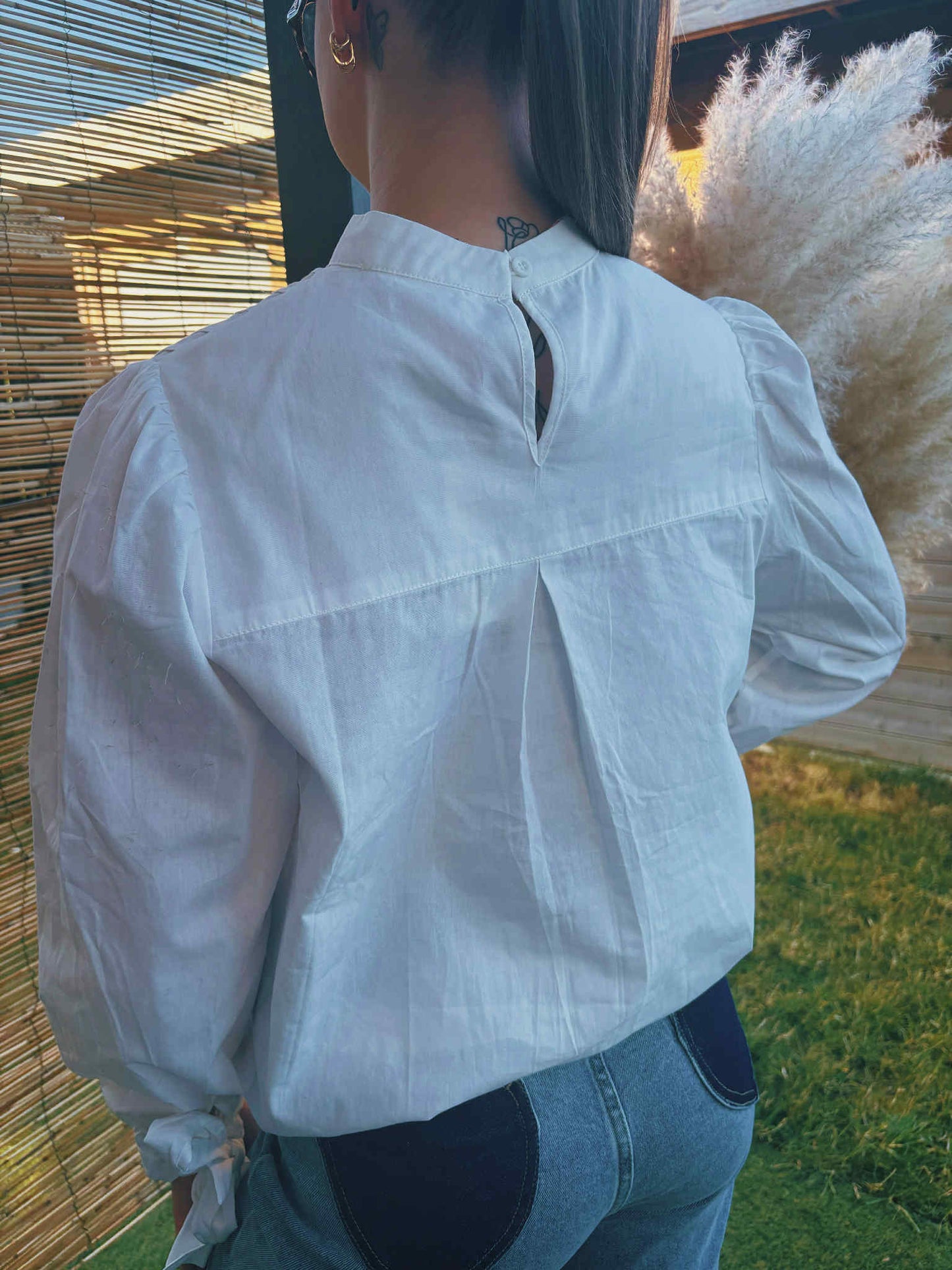 Chemise Blanche Bohème