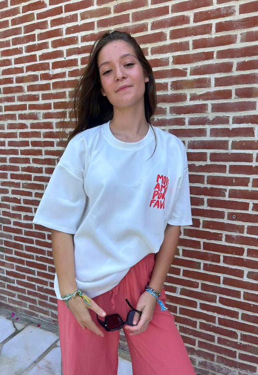 T-shirt More Amor Por Favor ❤️