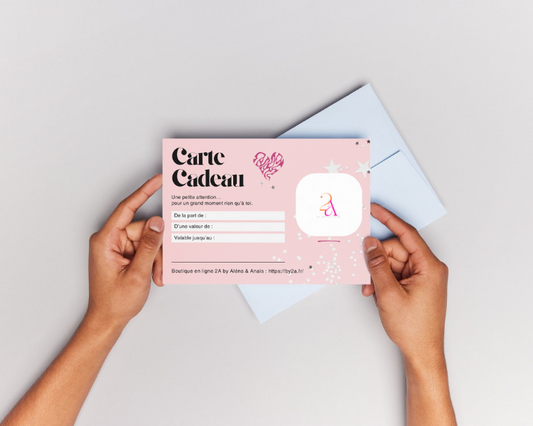 Carte cadeau - 2A by Aléna & Anaïs