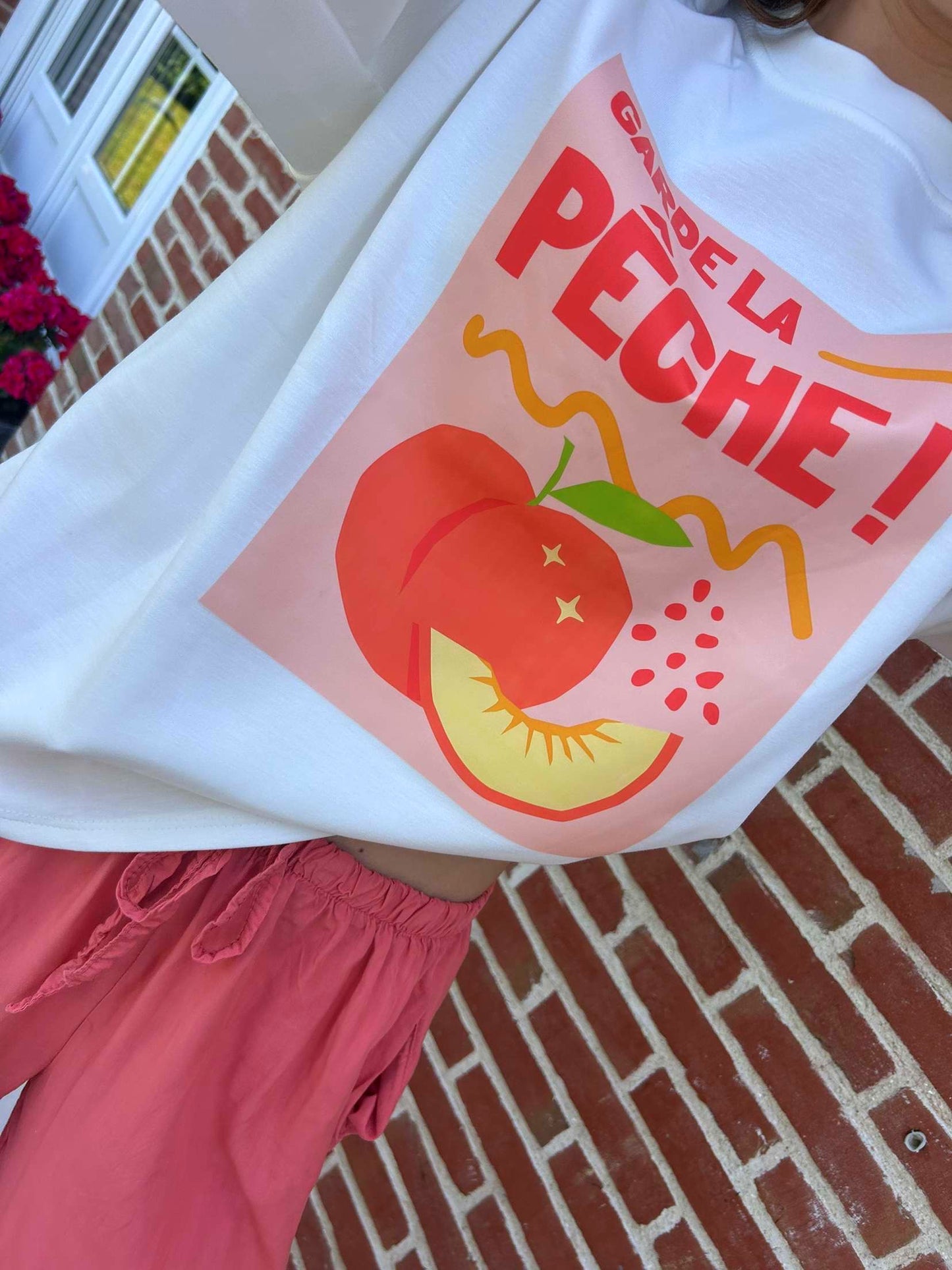T-shirt Garde la pêche 🍑