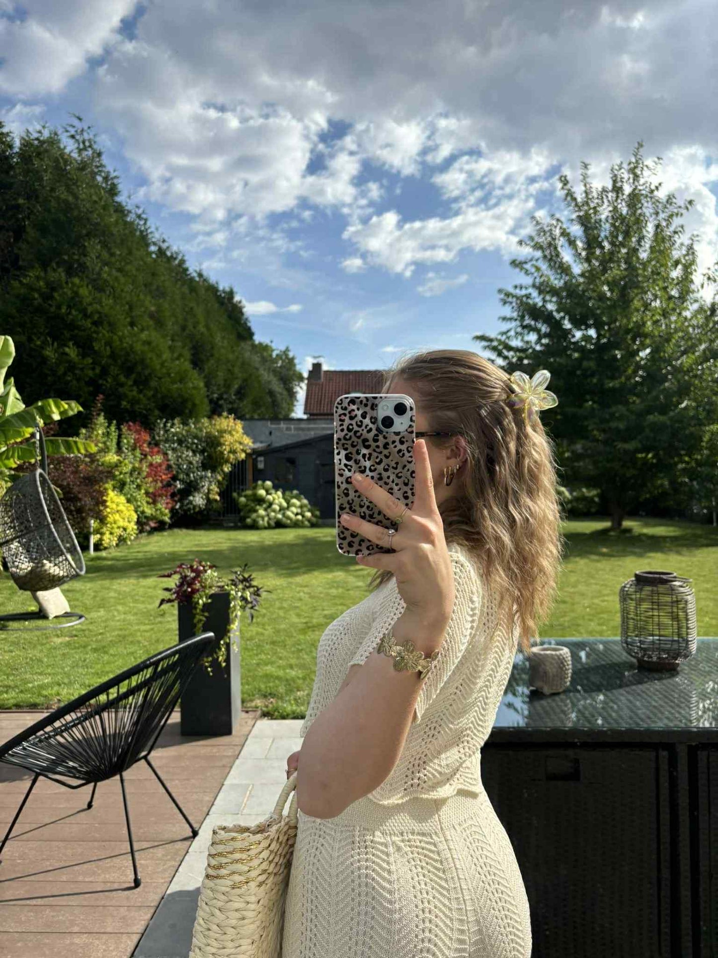 Ensemble Beige crochet